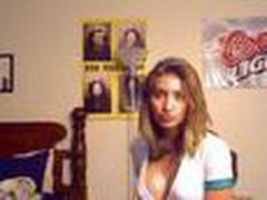 Girl strips for webcam